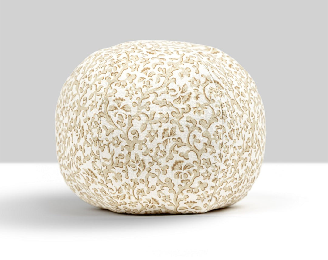 Bandbox Pillow 12 Dia - Hazelnut SCRADK166680007 by Scalamandre Designer Pillow