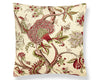 Pondicherry Cotton Pillow 22 X 22 - Turkey Red On Cream SCSDDK164300005 by Scalamandre Designer Pillow