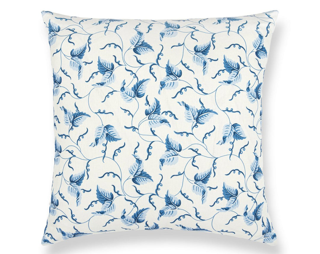 Angle Leaf Pillow 22 X 22 - Cobalt SCSDDK166670005 by Scalamandre Designer Pillow