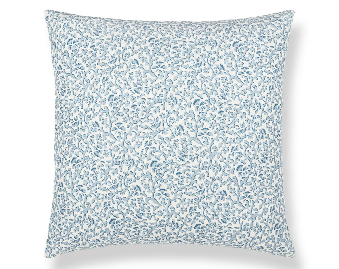 Bandbox Pillow 22 X 22 - Misty Blue SCSDDK166680006 by Scalamandre Designer Pillow