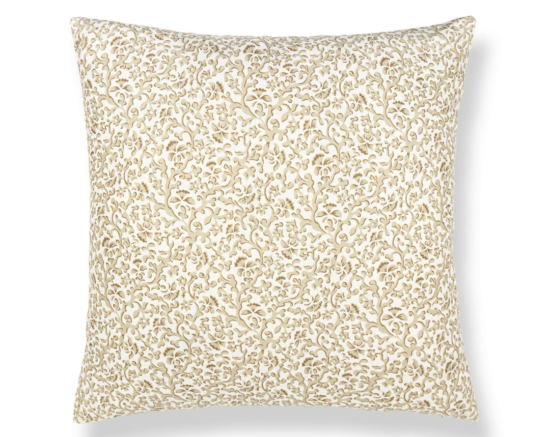 Bandbox Pillow 22 X 22 - Hazelnut SCSDDK166680007 by Scalamandre Designer Pillow