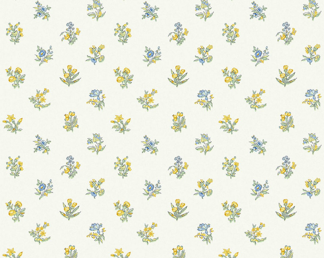 Summer Flora Wallcovering Golden Meadow SCWP81053D0001 by Scalamandre Designer Wallpaper