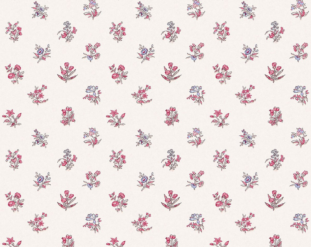 Summer Flora Wallcovering Pastel Peony SCWP81053D0007 by Scalamandre Designer Wallpaper