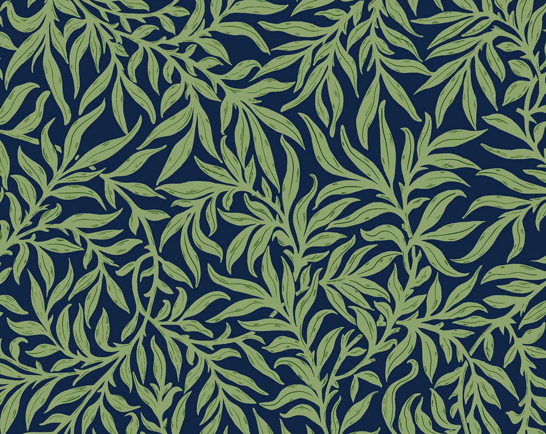 Willow Wallcovering Midnight SCWP88614D0003 by Scalamandre Designer Wallpaper