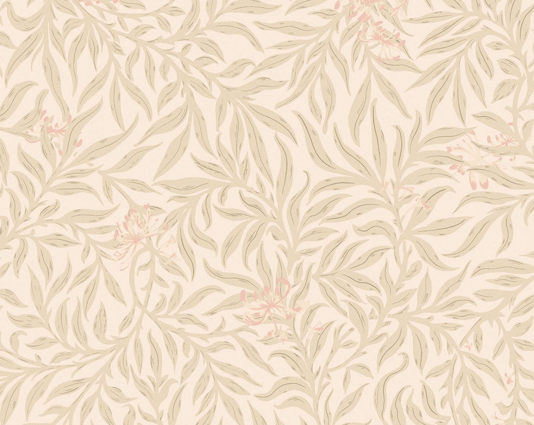 Honeysuckle Wallcovering Driftwood SCWP88617D0001 by Scalamandre Designer Wallpaper