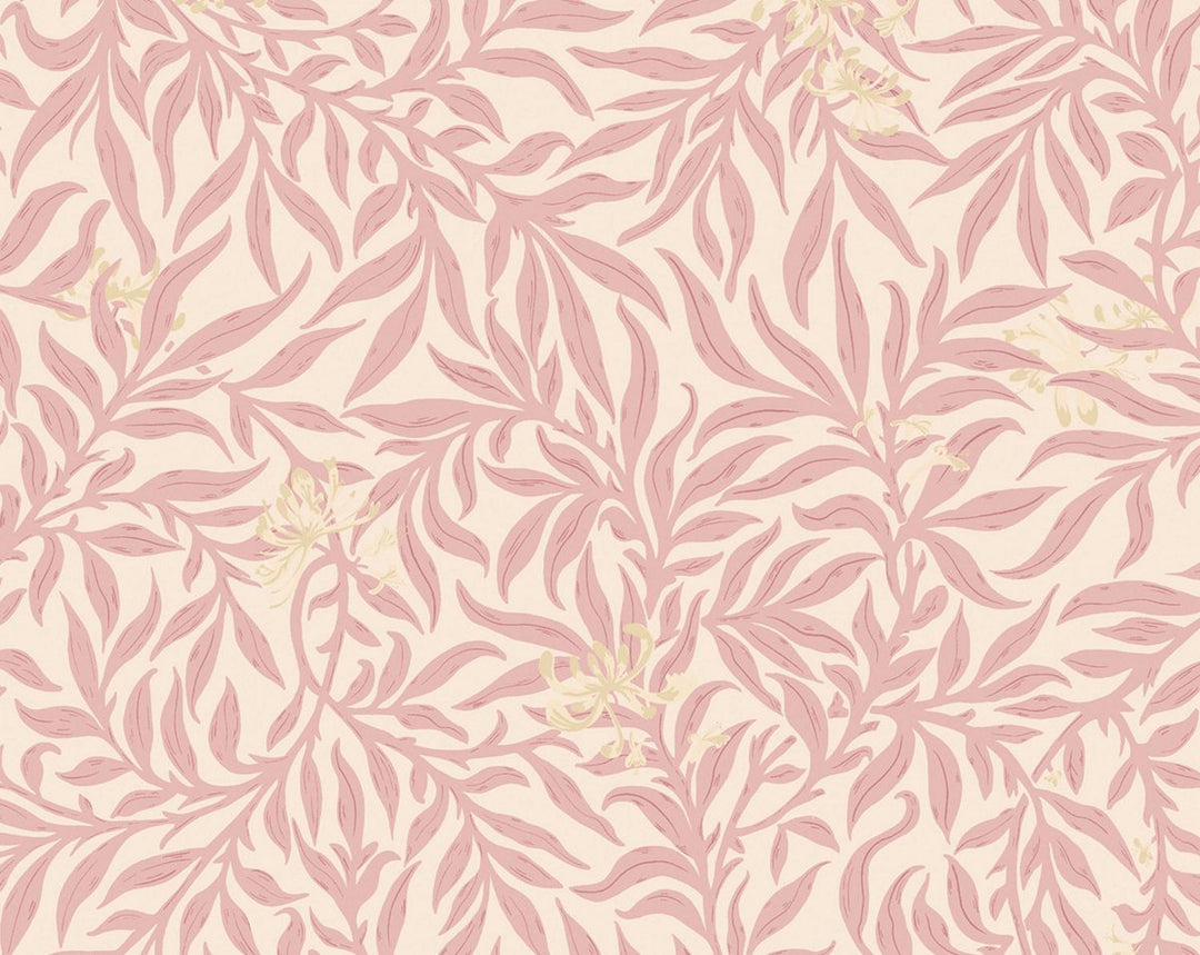 Honeysuckle Wallcovering Rose SCWP88617D0003 by Scalamandre Designer Wallpaper