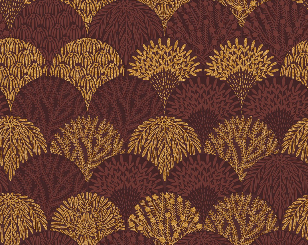 Herb Garden Wallcovering Port SCWP88618D0008 by Scalamandre Designer Wallpaper