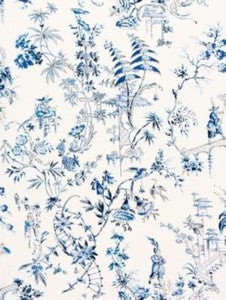 Nanjing China Blue SC165520001 by Scalamandre Designer Fabric