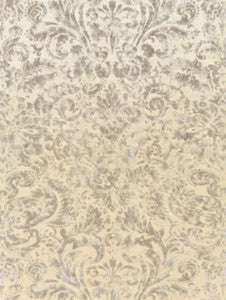 Palladio Velvet Damask Antique Silver SC165920001 by Scalamandre Designer Fabric