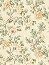Peonia Linen Print Sunlight SC166160001 by Scalamandre Designer Fabric