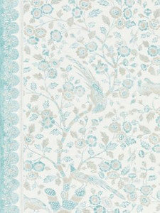 Anissa Print Misty Island SC166250001 by Scalamandre Designer Fabric