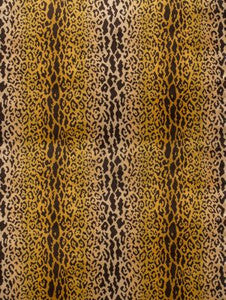 Leopardo Ivory, Gold & Black SC26168MM0001 by Scalamandre Designer Fabric