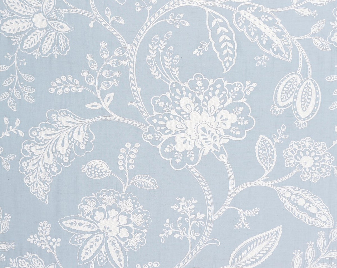 Kaveri Vine Sky SC270110001 by Scalamandre Designer Fabric