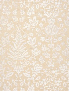 Shalimar Embroidery Sand SC270320001 by Scalamandre Designer Fabric
