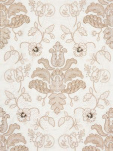 Isabella Embroidery Champagne SC270330001 by Scalamandre Designer Fabric