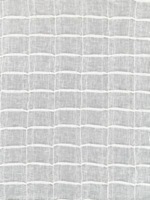 Pintuck Linen Sheer Ivory SC270410001 by Scalamandre Designer Fabric ATMOSPHERE SHEERS 100% LINEN INDIA LIGHT DUTY Horizontal: 2" and Vertical: 3" 52 - Swanky Fabrics -