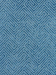 Meander Velvet Denim SC270600001 by Scalamandre Designer Fabric