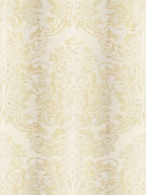 Sorrento Linen Damask Parchment SC270930001 by Scalamandre Designer Fabric MERCHANTE 40% COTTON 40% VISCOSE 20% LINEN ITALY LIGHT DUTY Horizontal: 40" and Vertical: 27" 54 - Swanky Fabrics -