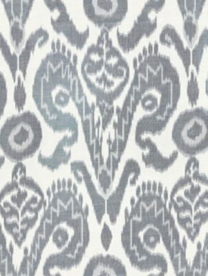 Bukhara Silk Ikat Indigo SC270970001 by Scalamandre Designer Fabric MERCHANTE 53% VISCOSE 47% SILK THAILAND LIGHT DUTY Horizontal: 48" and Vertical: 26.5" 53 - Swanky Fabrics -