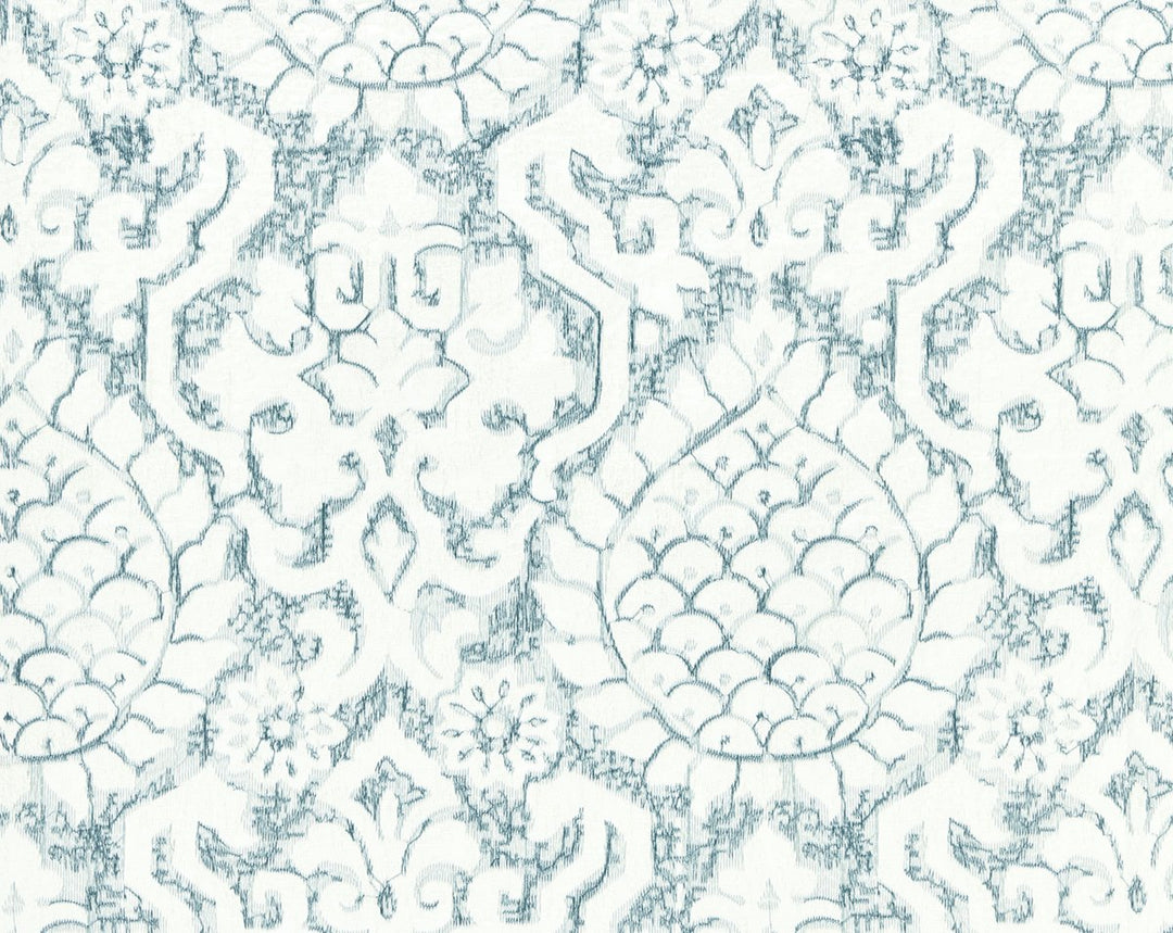 Surat Embroidery Sky SC272170001 by Scalamandre Designer Fabric