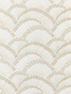 Lovegrass Embroidery Latte SC272560001 by Scalamandre Designer Fabric SAHARA 11% SPUN POLYESTER, 37% LINEN 25% COTTON 27% VISCOSE INDIA LIGHT DUTY Horizontal: 15.75" and Vertical: 17" 53.9 - Swanky Fabrics -