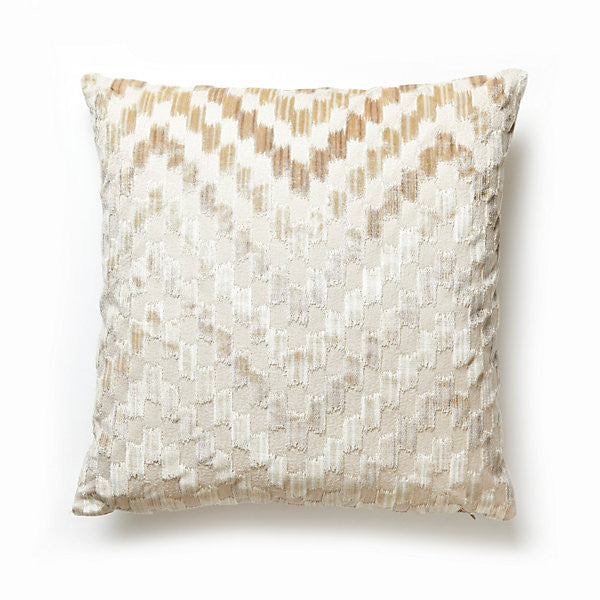 Ankara Pillow/Sisal by Scalamandre Pillow Scalamandre Pillow Ankara Pillow/SisalPillow 49% RAYON / 31% COTTON /|20% VISCOSE </p><p>Repeat: H: , V: - Fabric Carolina -