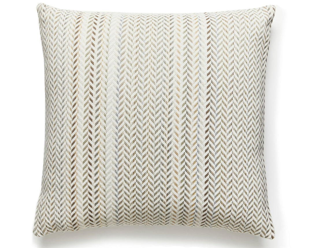 Arrow Stripe Pillow 22 X 22 - Sand Dune SCARROPILL0001 by Scalamandre Designer Pillow