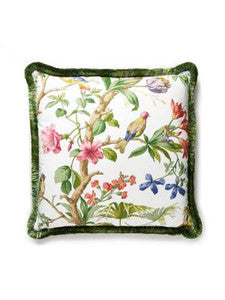 Belize Pillow 22 X 22 - Ivory SCBELIPILL0001 by Scalamandre Designer Pillows