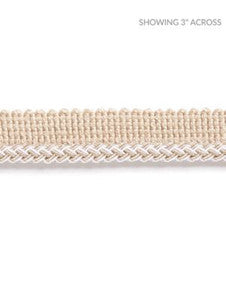 Georgica Braided Cord Linen SCC3030001 by Scalamandre Designer Trim