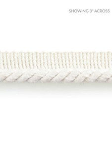 Anders Linen Cord Blanc SCC3080001 by Scalamandre Designer Trim