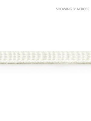 Sanna Linen Cord Blanc SCC3110001 by Scalamandre Designer Trim NORDEN 100% LINEN BELGIUM LIGHT DUTY Horizontal: and Vertical: 0.13 - Swanky Fabrics -