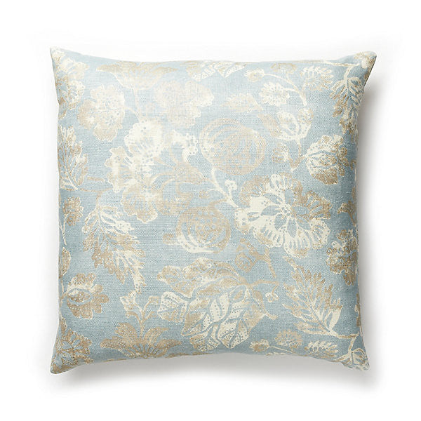 Calais Linen Print Pillow/Sky by Scalamandre Pillow Scalamandre Pillow Calais Linen Print Pillow/SkyPillow 100% LINEN USA </p><p>Repeat: H: 31", V: 17.875" 53.5" - Fabric Carolina -