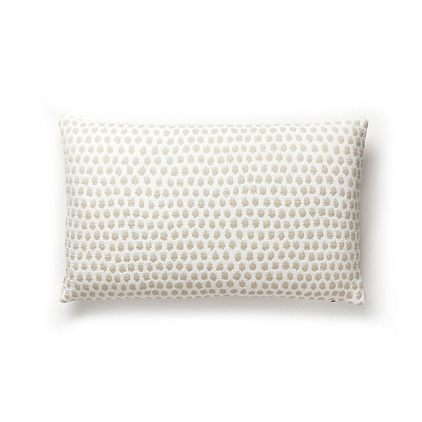 Dot Weave Lumbar Pillow/Sand by Scalamandre Pillow Scalamandre Pillow Dot Weave Lumbar Pillow/SandPillow 100% COTTON USA </p><p>Repeat: H: 19.625", V: 13" 52.75" - Fabric Carolina -