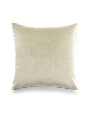 Indus Pillow 22 X 22 - Ivory SCINDUSPILL0001 by Scalamandre Designer Pillows 100% COTTON Horizontal: and Vertical: 0 - Swanky Fabrics -