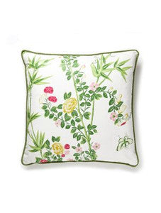 Jardin De Chine Pillow 22 X 22 - Spring SCJARDPILL0001 by Scalamandre Designer Pillows