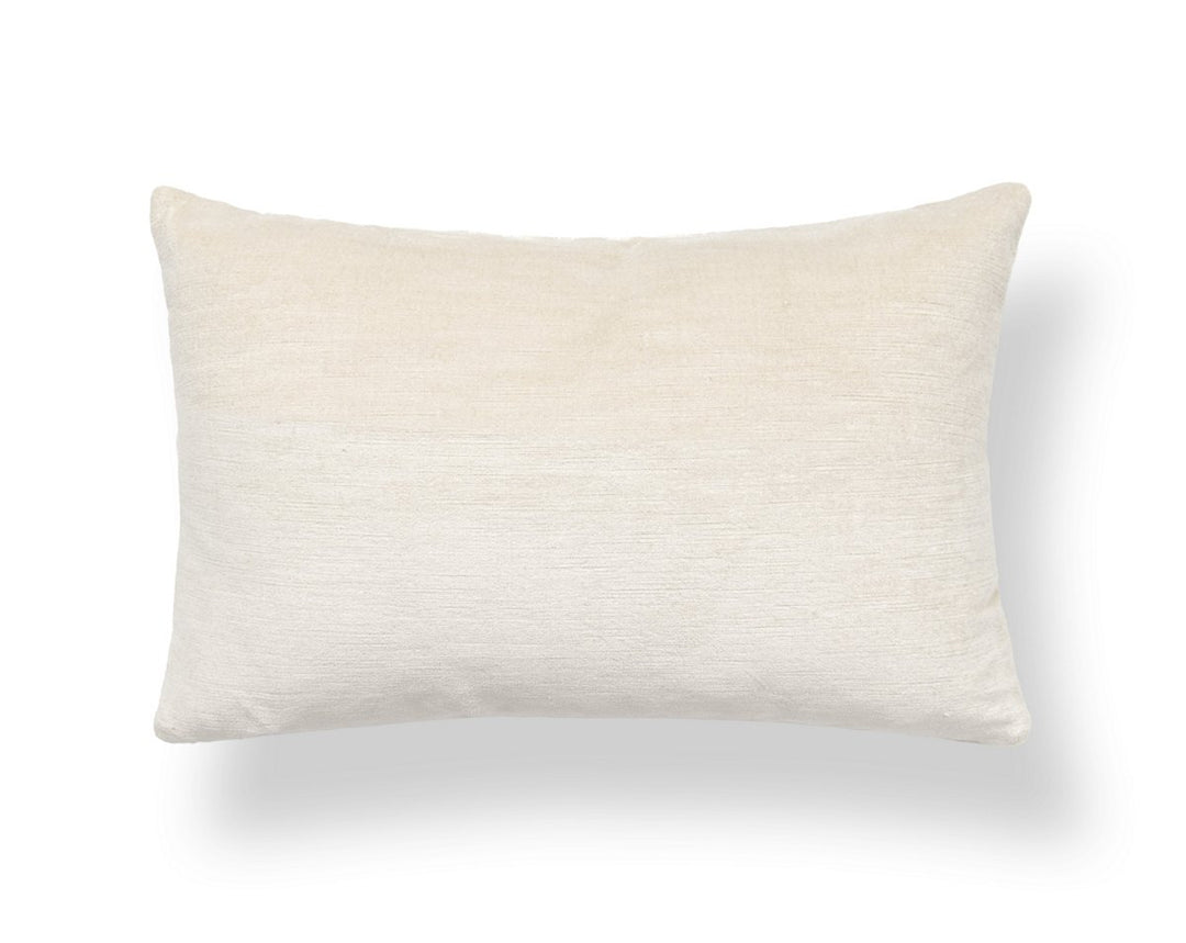 Persia Pillow 14 X 22 - Natural SCLBDK1627M0001 by Scalamandre Designer Pillow