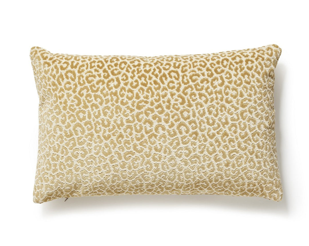 Panthera Velvet Pillow 14 X 22 - Camel SCLBDK270370001 by Scalamandre Designer Pillow