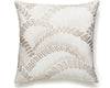 Lovegrass Embroidery Pillow 22 X 22 - Latte SCLOVEPILL0001 by Scalamandre Designer Pillow