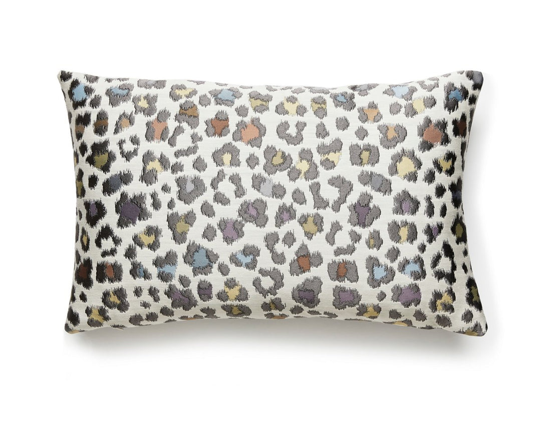 Rosette Woven Pillow 14 X 22 - Haze SCLROSEPILL0001 by Scalamandre Designer Pillow