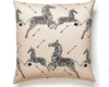 Zebras Petite Pillow 22 X 22 - Sand SCPZEBPILL0001 by Scalamandre Designer Pillow