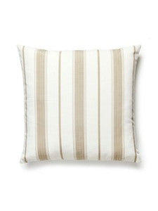 Sconset Outdoor Pillow 22 X 22 - Linen SCSCONSPILL0001 by Scalamandre Designer Pillows
