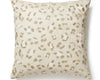 Broderie Leopard Pillow 22 X 22 - Camel On Cream SCSDDK270750001 by Scalamandre Designer Pillow