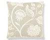 Kensington Embroidery Pillow 22 X 22 - Flax SCSDDK271510001 by Scalamandre Designer Pillow