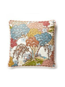 Sea Of Trees Pillow 22 X 22 - Sunrise SCSEAOTPILL0001 by Scalamandre Designer Pillows