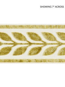 Vigne Velvet Tape Vert SCT32780001 by Scalamandre Designer Trim