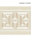 Imperial Embroidered Tape Sand SCT32800001 by Scalamandre Designer Trim