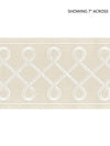 Soutache Embroidered Tape Sand SCT32810001 by Scalamandre Designer Trim