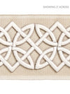 Celtic Embroidered Tape Linen SCT32820001 by Scalamandre Designer Trim