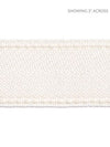 Montauk Herringbone Tape Snow SCT32850001 by Scalamandre Designer Trim
