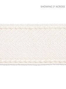 Montauk Herringbone Tape Snow SCT32850001 by Scalamandre Designer Trim
